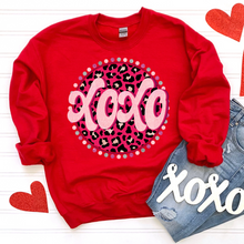 Load image into Gallery viewer, Spotted Glitter Leopard XOXO DTF Print