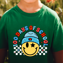 Load image into Gallery viewer, 100 Days of School Smiley- White DTF Print