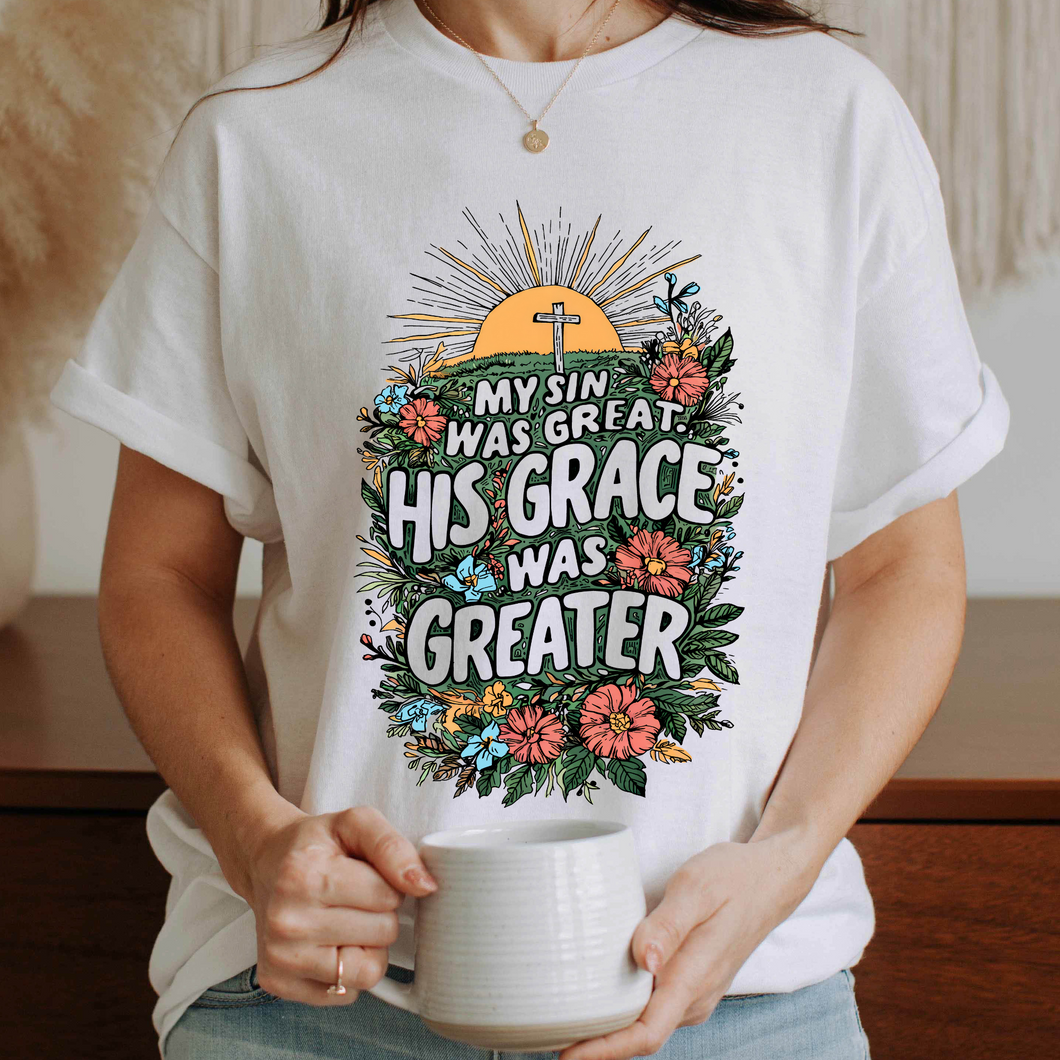 His Grace was Greater DTF Print