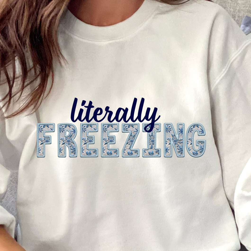 Literally Freezing DTF Print