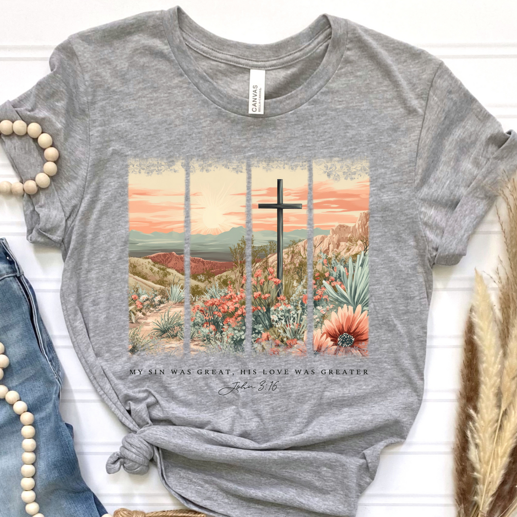 My Sin was Great DTF Print