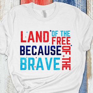 The Brave Glitter DTF Print