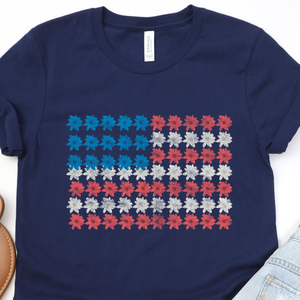 USA Flowers DTF Print