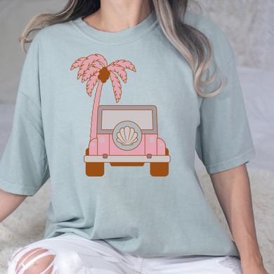 Sea Shell Car DTF Print