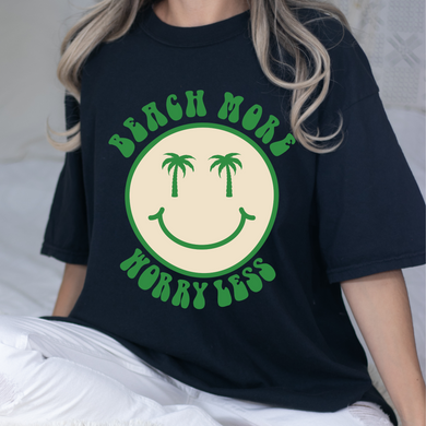 Beach More DTF Print