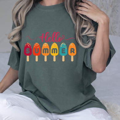 Summer Popsicles DTF Print