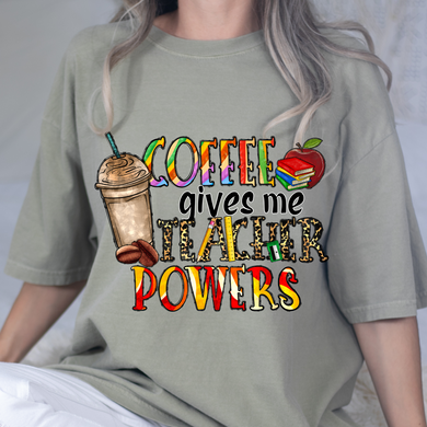 Teacher Powers DTF Print