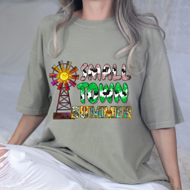 Small Town Summer DTF Print