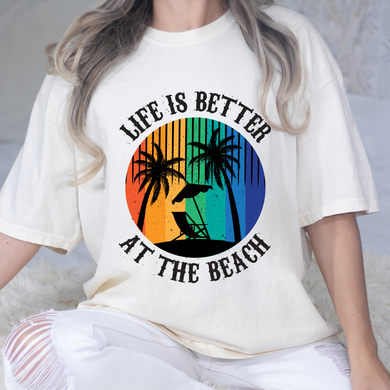 At The Beach DTF Print
