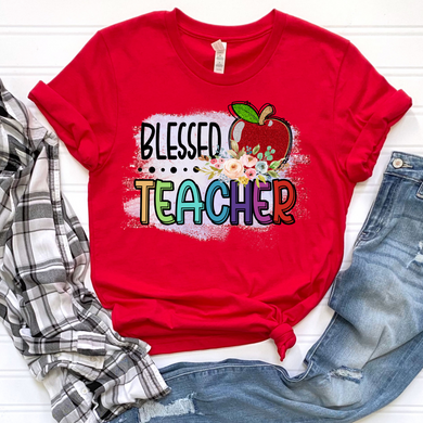 Blessed Teacher DTF Print