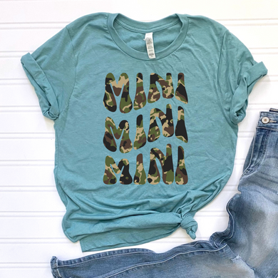 Camo Mini DTF Print