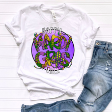 Load image into Gallery viewer, Happy Mardi Gras Y&#39;all Purple DTF Print