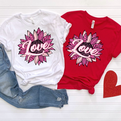 Love Sunflower DTF Print