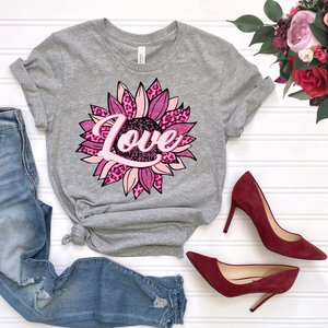Love Sunflower DTF Print