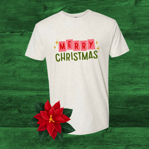 Retro Merry Christmas DTF Print