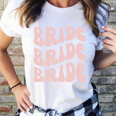 Bride in Pink DTF Print