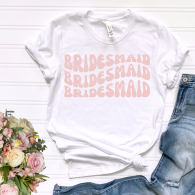 Bridesmaid Pink DTF Print