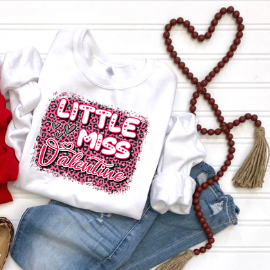 Little Miss Valentine DTF Print