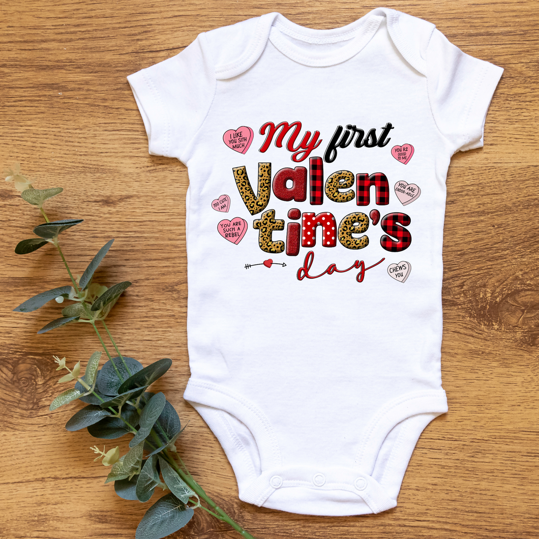 My First Valentines Day DTF Print