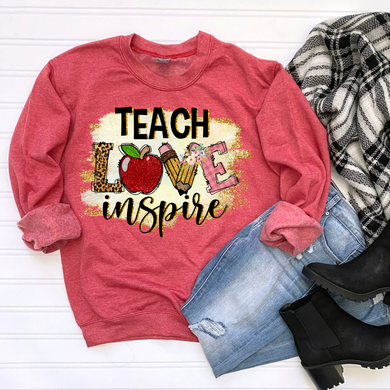 Teach Love Inspire DTF Print