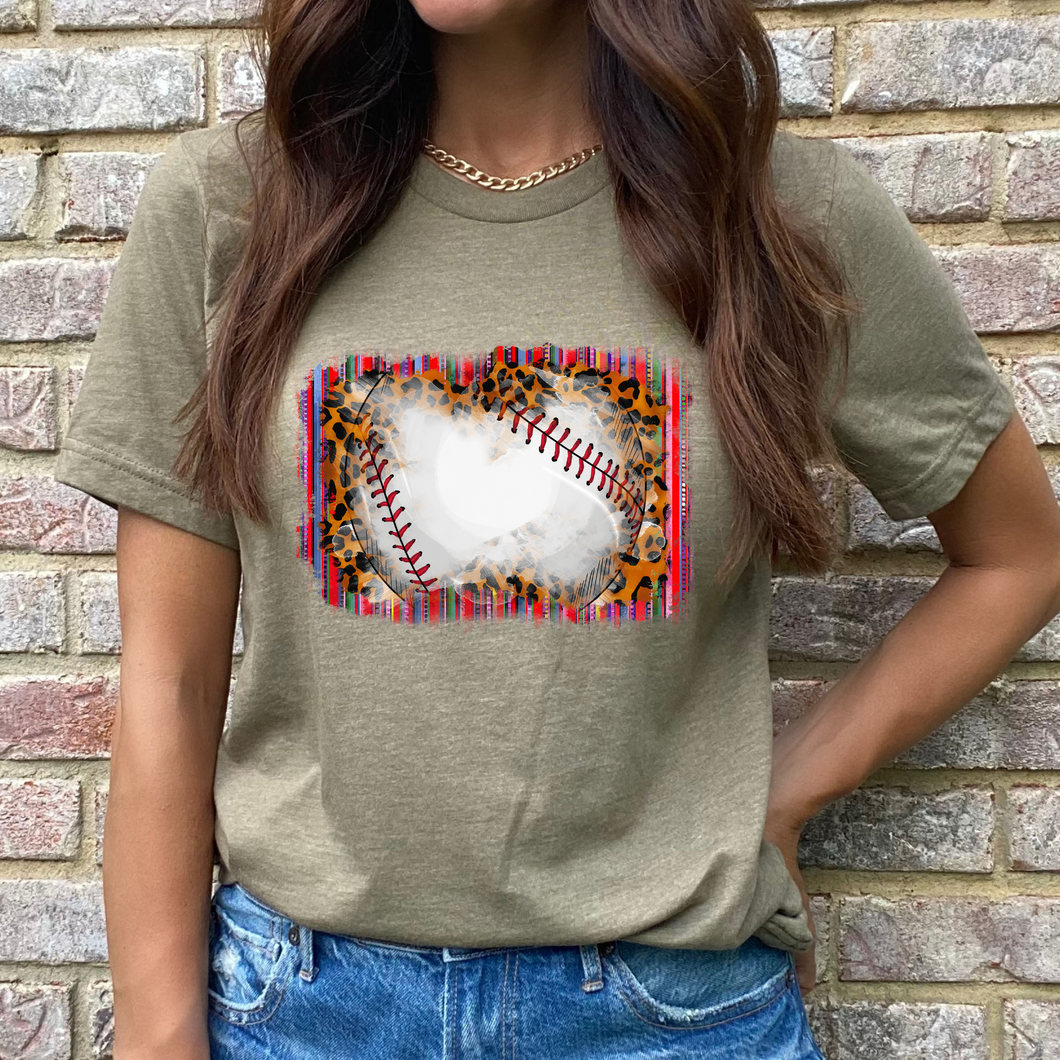 Serape Baseball DTF Print