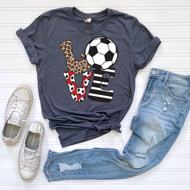 Love Soccer DTF Print
