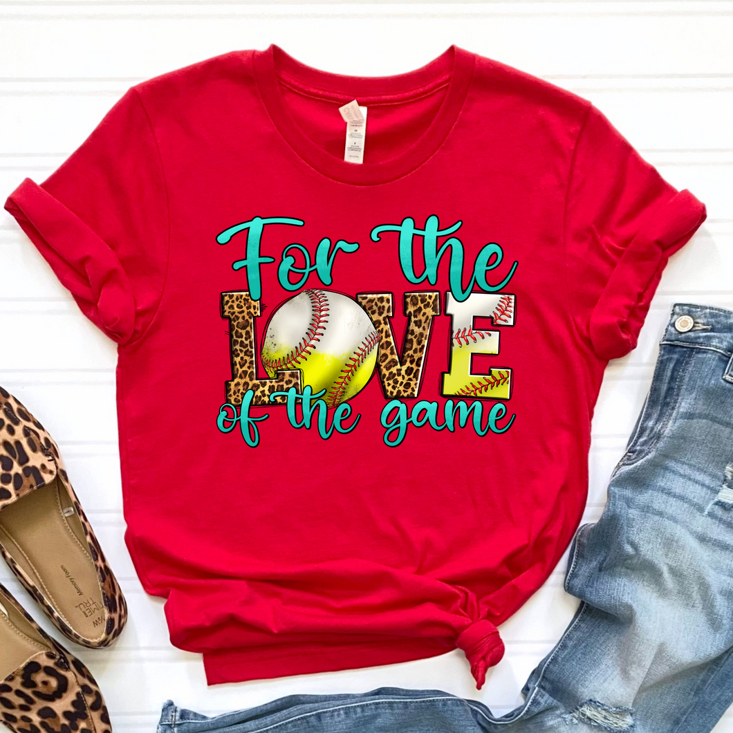 Love Of The Game DTF Print