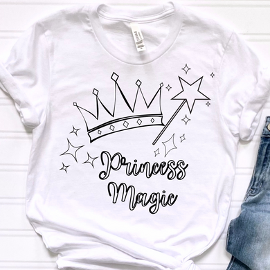Princess Coloring DTF Print