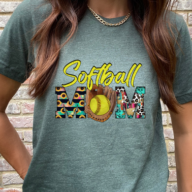 Softball Mom DTF Print