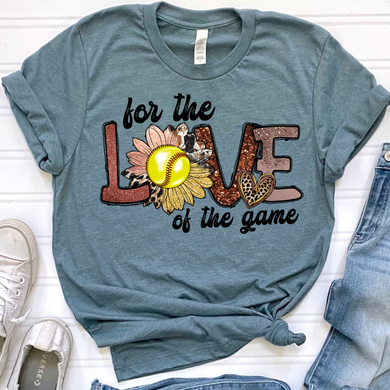Love Of The Game DTF Print