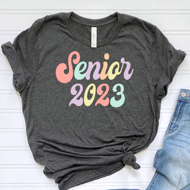 Senior 2023 colorful DTF Print