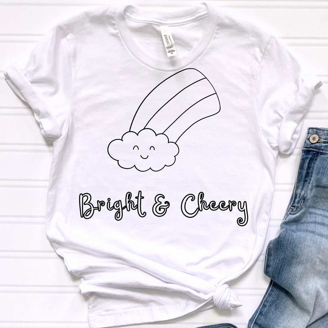 Bright & Cheery Coloring DTF Print