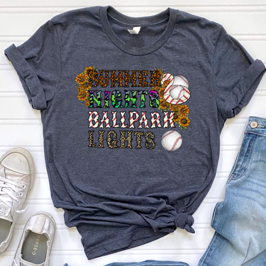 BallPark Lights DTF Print