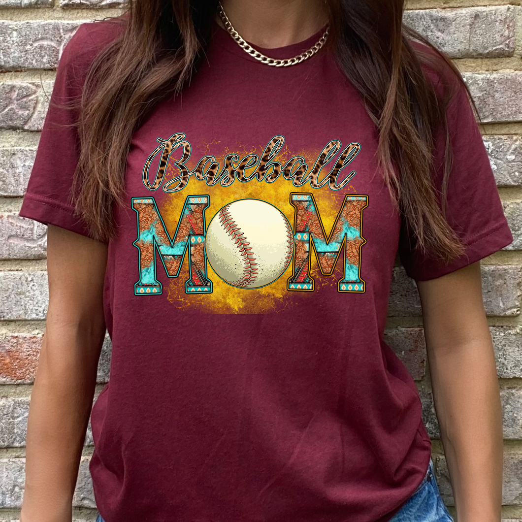 Baseball Mom DTF Print