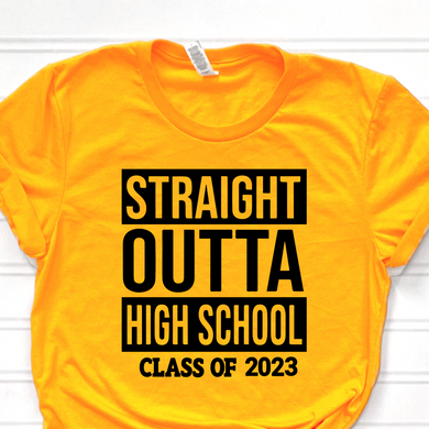 Straight Outta High School DTF Print