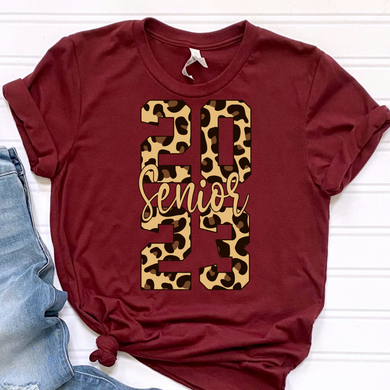Senior 2023 Cheetah Print DTF Print