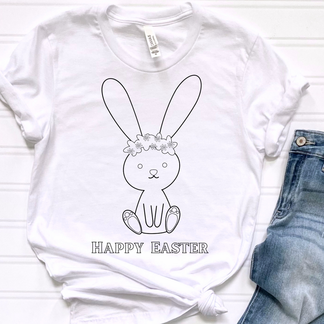 Happy Easter Coloring DTF Print