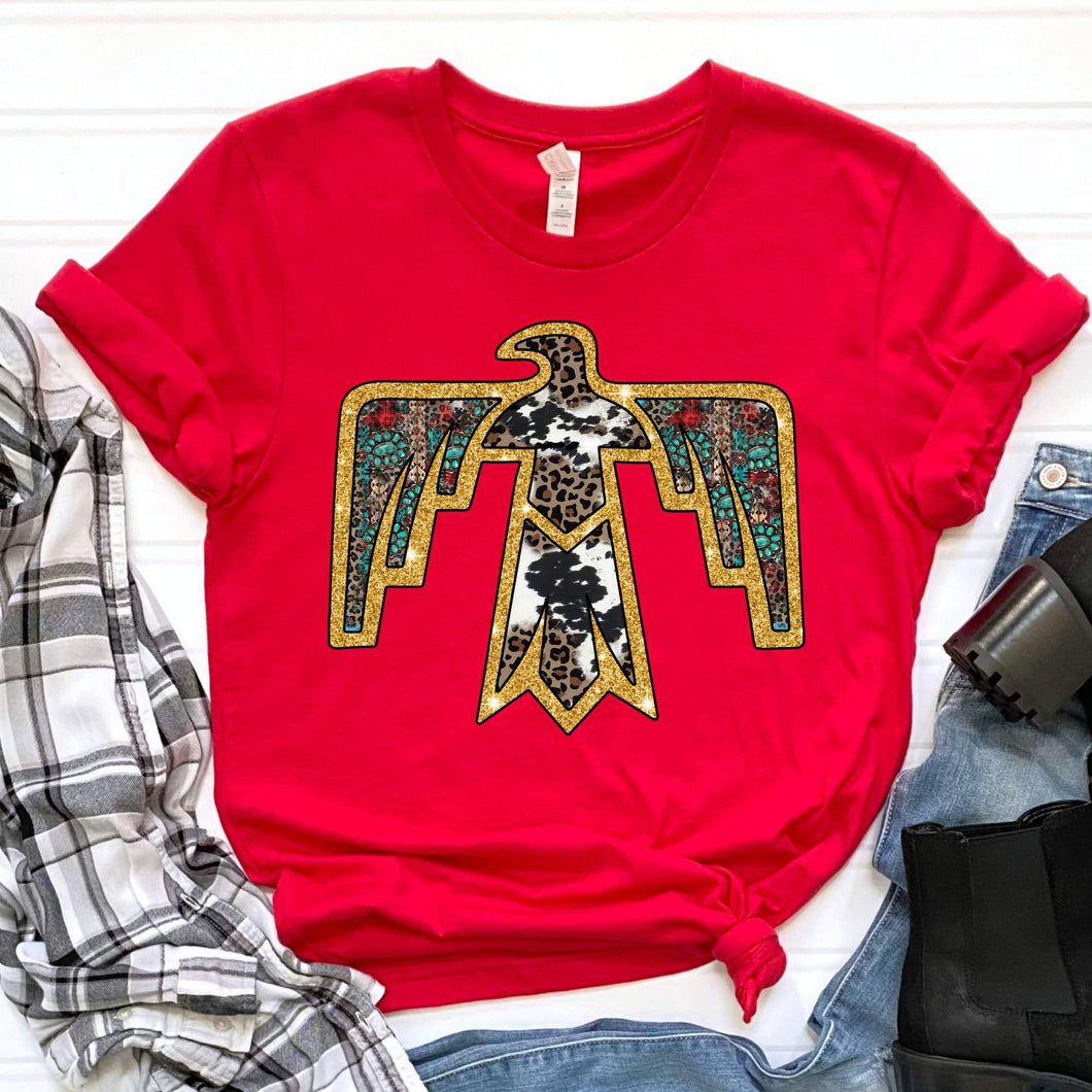 Multi-Color Thunderbird DTF Print
