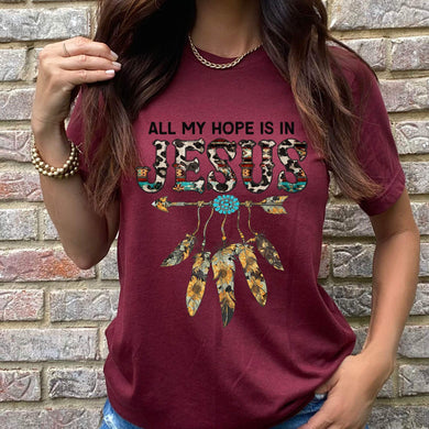 All My Hope is in Jesus DTF Print